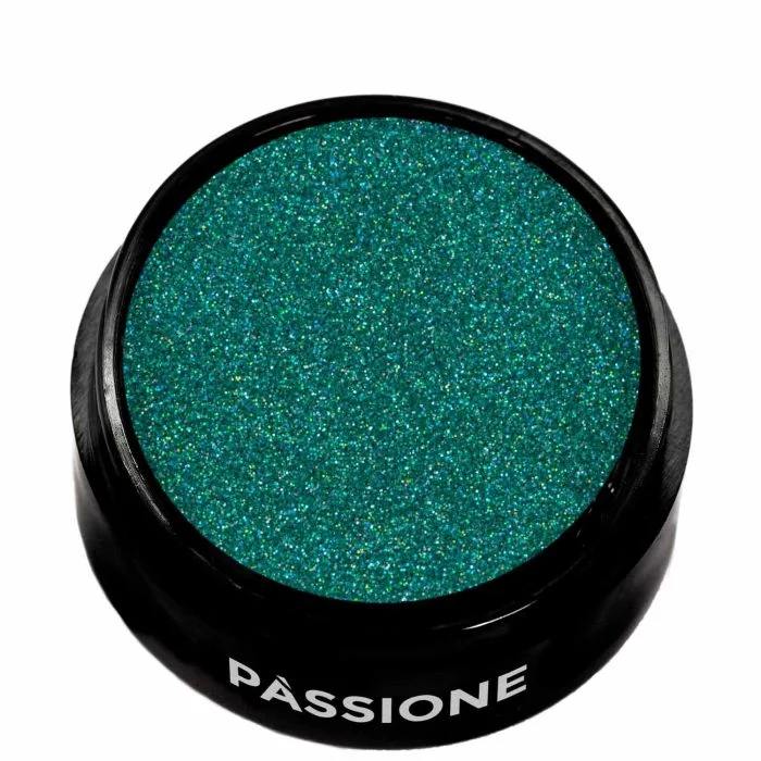 Esmeralda Glitter - Emerald green and cyclamen nail glitter - detail 1