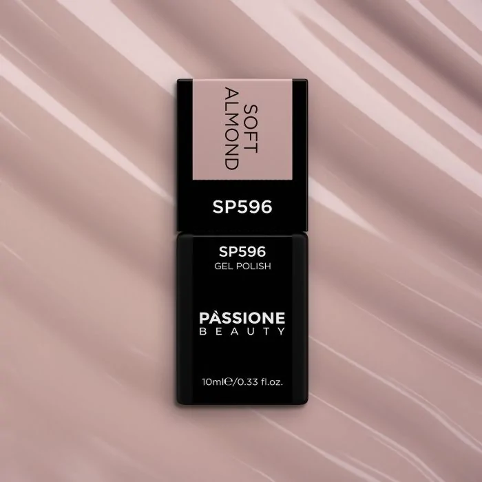 Gel Nail Polish SP596 Soft Almond - Rosy Beige Gel Polish - detail 3