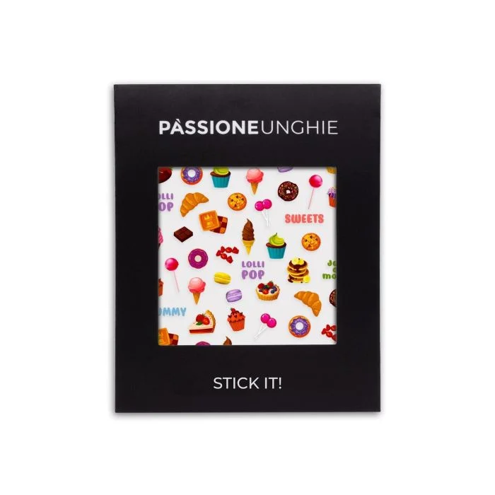 Yummy - Nail Stickers - Nail sticker with sweets and candies - detail 1