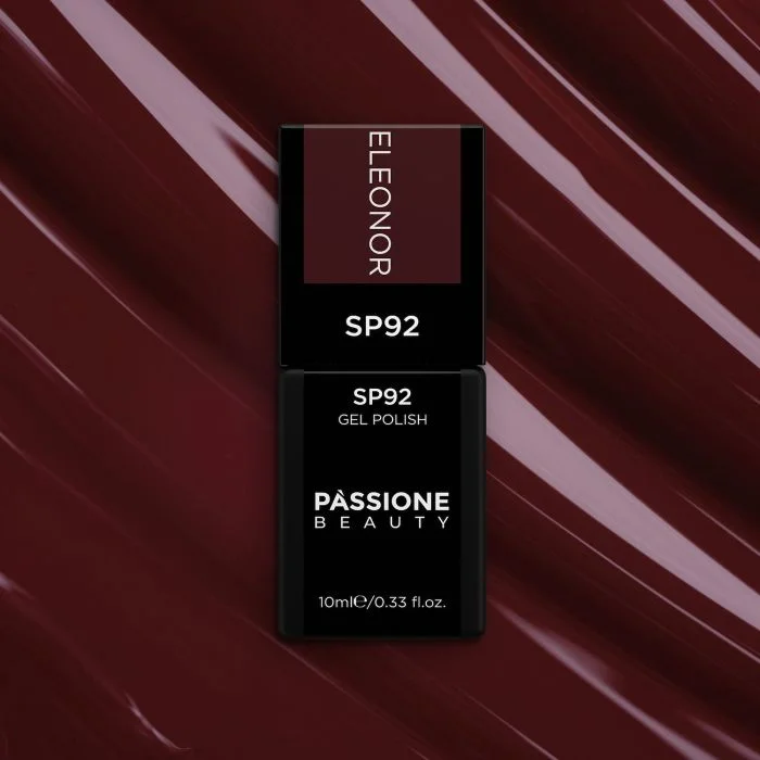 Vernis semi-permanent VS92 Eleonor - Vernis semi-permanent entre le bordeaux et le marron - détail 3