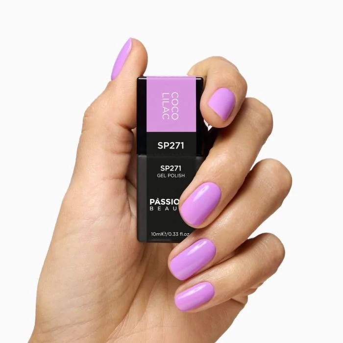 UV Nagellack SP271 Coco Lilac - UV-Nagellack in milchigem Lila - Detail 3