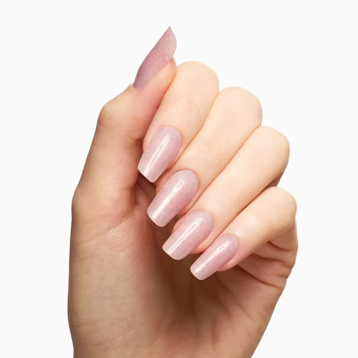 AcrilGel® Cover Glitter 50 ml  - Gel-Acrilico rosa naturale caldo con finissimi micro-glitter cangianti, mediamente coprente - dettaglio 5