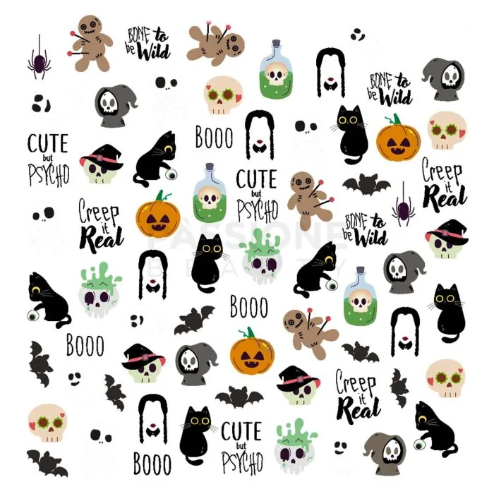 Creep it Real - Nail Stickers - Halloween Nail Stickers - detail 1