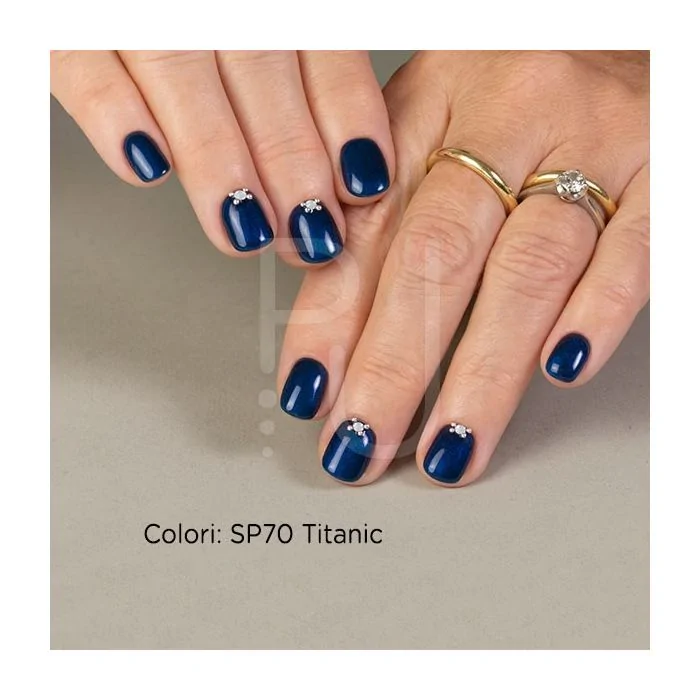 Gel Nail Polish GP70 Titanic - Deep Blue Gel Polish - detail 2