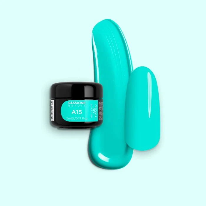Gel Color A15 Tiffany - Gel color aguamarina 