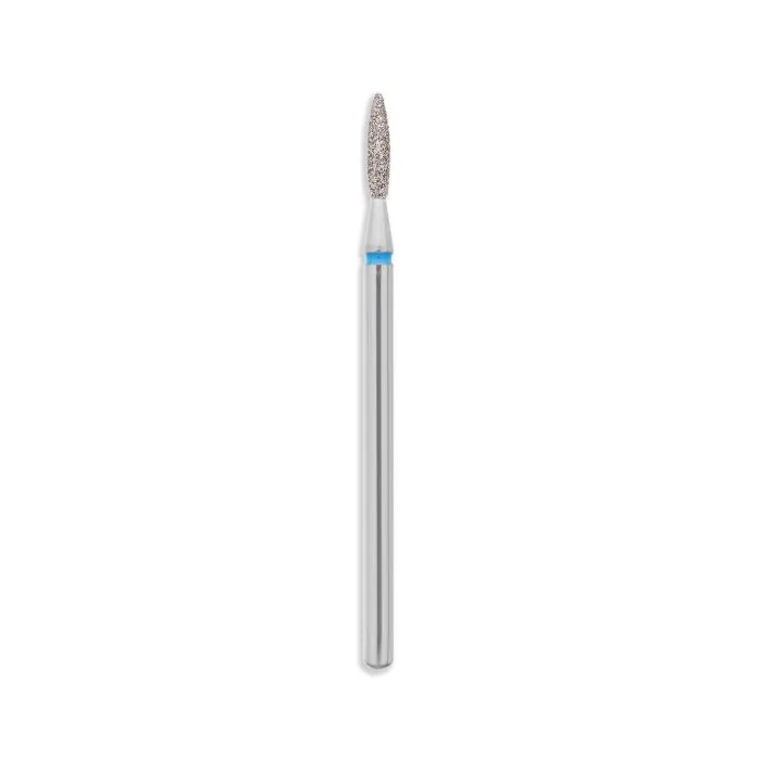 Fresa EXPERT - Diamant flame medium - Fresa para torno para cutículas de diamante, forma de gota. Nivel experto.