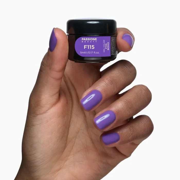 F115 Boho - Gel colorante violeta frío autosellador - detalle 2