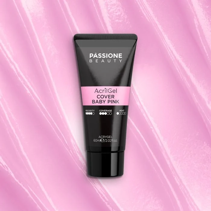 AcrilGel® Cover Baby Pink 60 ml - Gel acrílico rosa antiguo frío cobertura media - detalle 3