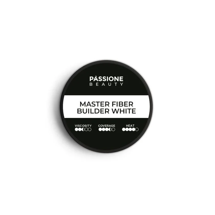 Master Fiber Builder White 15 ml - Gel costruttore autolivellante bianco con fibre di vetro - dettaglio 5