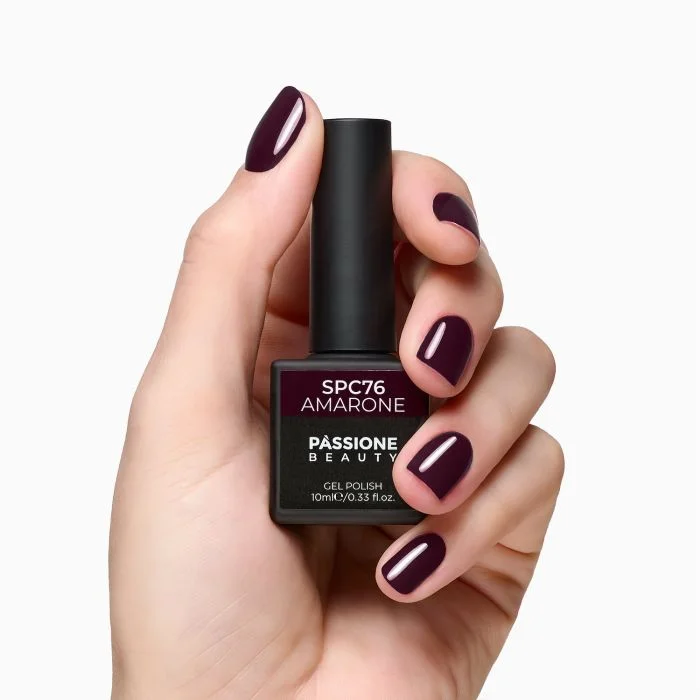 Esmalte Semipermanente EPC76 Amarone - Esmalte semipermanteEPC76 Amarone, Burdeos - detalle 1