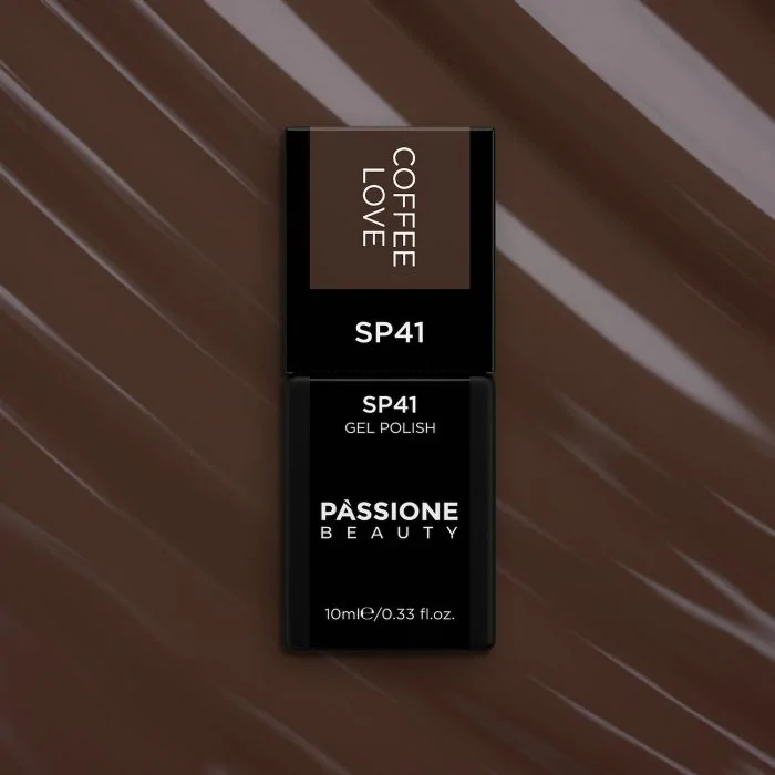 Gel Nail Polish GP41 Coffee Love  - Sepia-Brown Gel Polish - detail 2