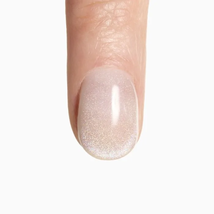 Unicorn Gloss 15 ml - Top Coat ohne Dispersion mit Regenbogen-Cat's Eyes-Reflexen - Detail 2
