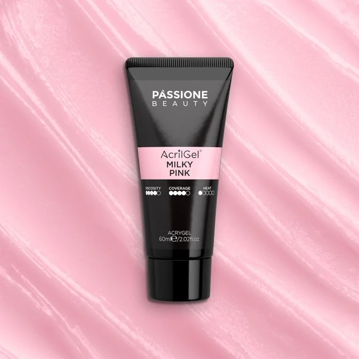 AcrilGel® Milky Pink 60 ml - Gel acrílico rosa cubriente - detalle 3