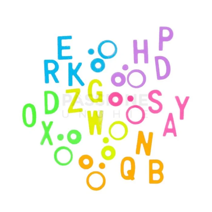 Fluo Alphabet - Nail Deco - Fluo Alphabet - Nail Deco - detail 1