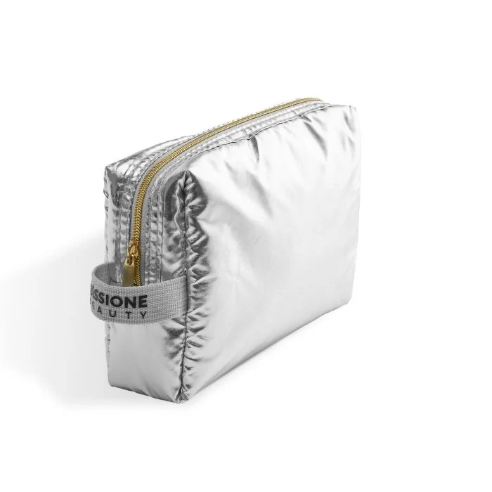 Beauty-Tasche – Mini Silber - Beauty-Tasche Passione Beauty Silber – Mini - Detail 2