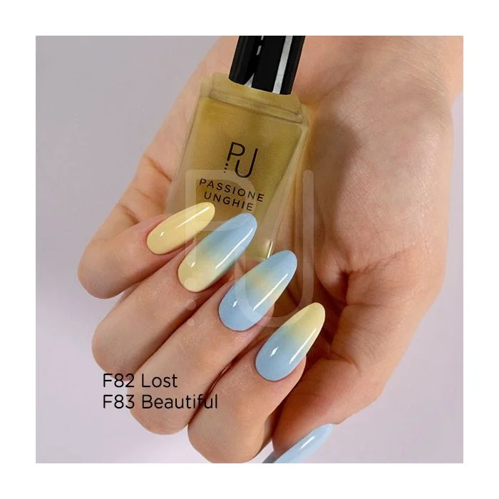 Gel colour F83 Beautiful - Pastell yellow Self-sealing Gel Colour - detail 2