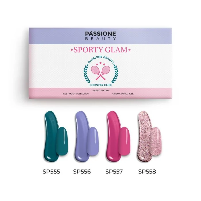 Sporty Glam - Gel Polish Collection - Collection of 4 coloured gel polishes