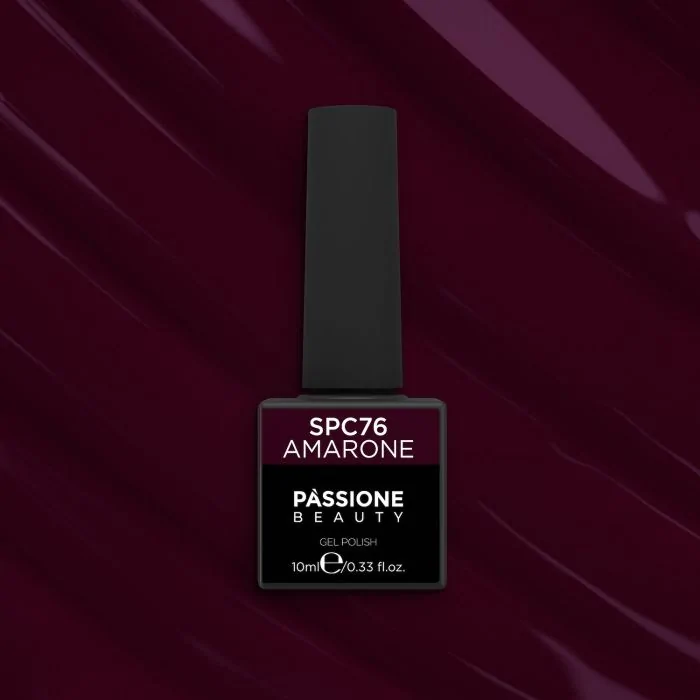 Vernis semi-permanent VSC76 Amarone - Vernis semi-permanent violet audacieux - détail 2