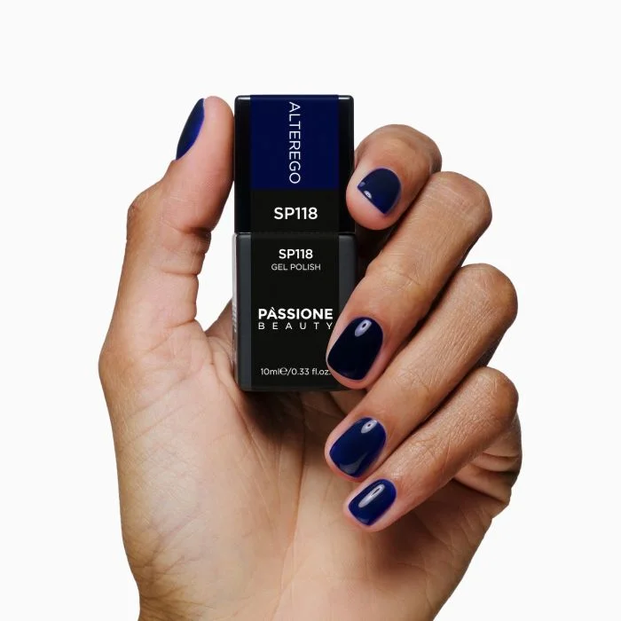 UV Nagellack NL118 Alterego - UV Nagellack in Dunkelblau - Detail 3