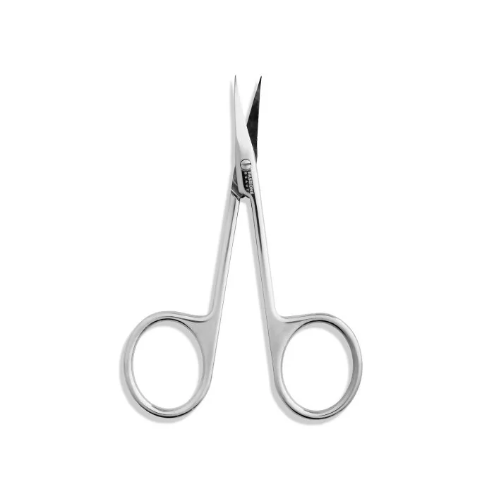 Tijeras de precisión, punta de gancho cutículas, hoja 22,5mm - Tijeras para cutículas - hja de 22,5 mm