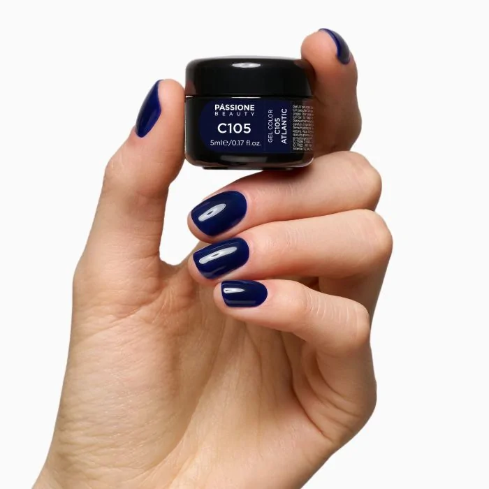 Gel couleur C105 Atlantic - Gel couleur bleu foncé - détail 2