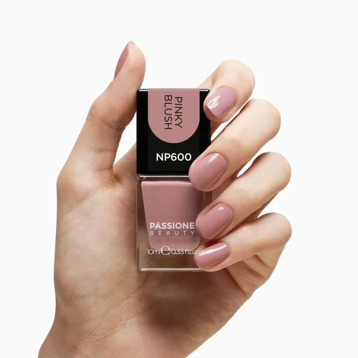 Esmalte NP600 Pinky Blush - Esmalte color rosa malva  - detalle 3
