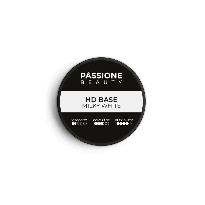HD Base Milky White 50 ml - Base Rubber Semi-permanente Blanc laiteux 50 ml - détail 5