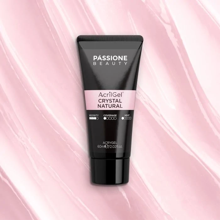 AcrilGel® Crystal Natural 60 ml - Gel acrílico rosa antiguo claro frío semitransparente - detalle 3