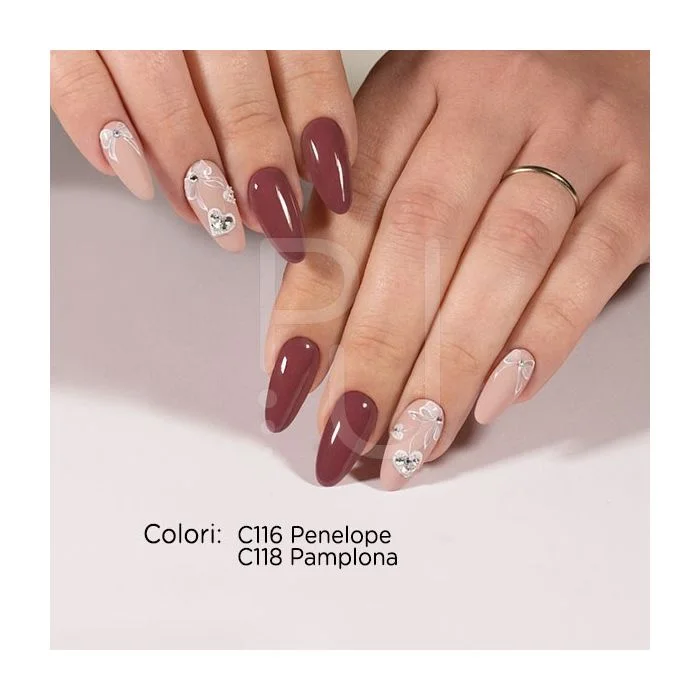 Gel Color C118 Pamplona - Gel Uv Colorato bordeaux e prugna - detail 2
