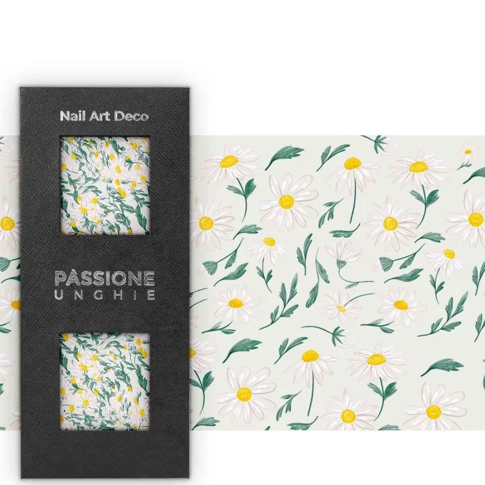 Chamomile Flowers - Transfer Foil - Nail Transfer Foil – camomile flowers