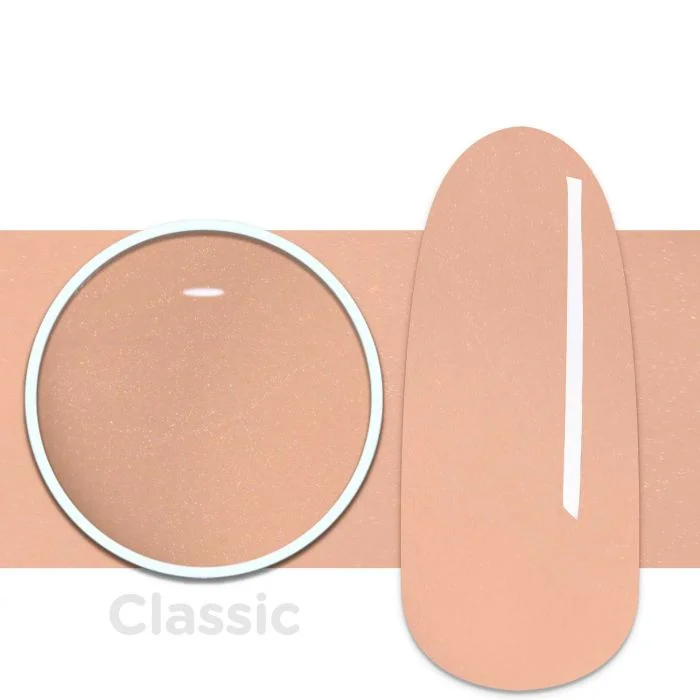Gel Color C107 Alba - Gel color beige con micro purpurina
