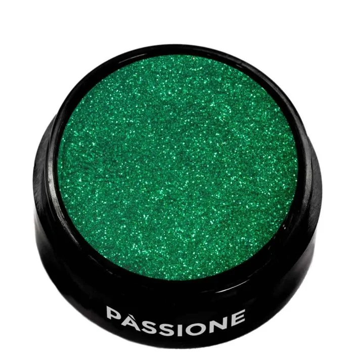 Gypsy Glitter - Fuchsia and green nail glitter - detail 2