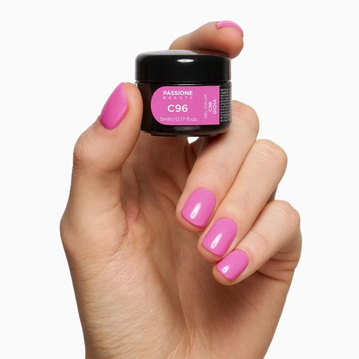 Gel Color C96 Gioia - Gel color rosa acceso - dettaglio 3