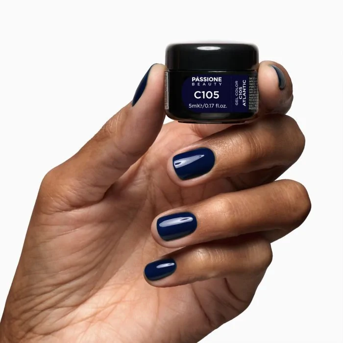 Gel couleur C105 Atlantic - Gel couleur bleu foncé - détail 3