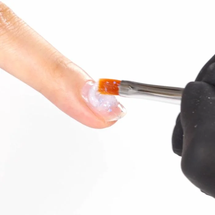Application de Marble Lavender Flakes 15 ml