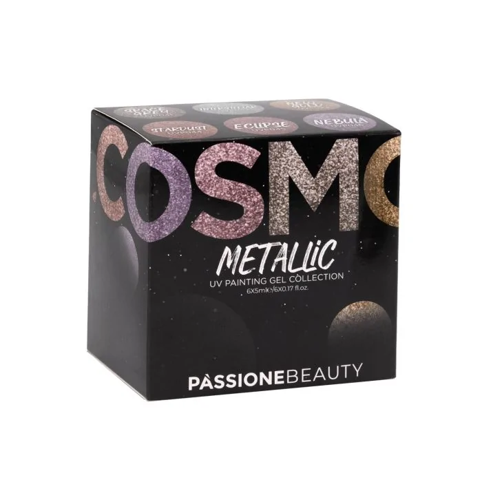 Cosmos Metallic Painting Gels Set - Set of Metal UV painting gels - detail 7