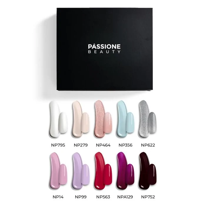 Kit Klassischer Nagellacke Mit Gel-Effekt - Kit Klassischer Nagellacke Mit Gel-Effekt