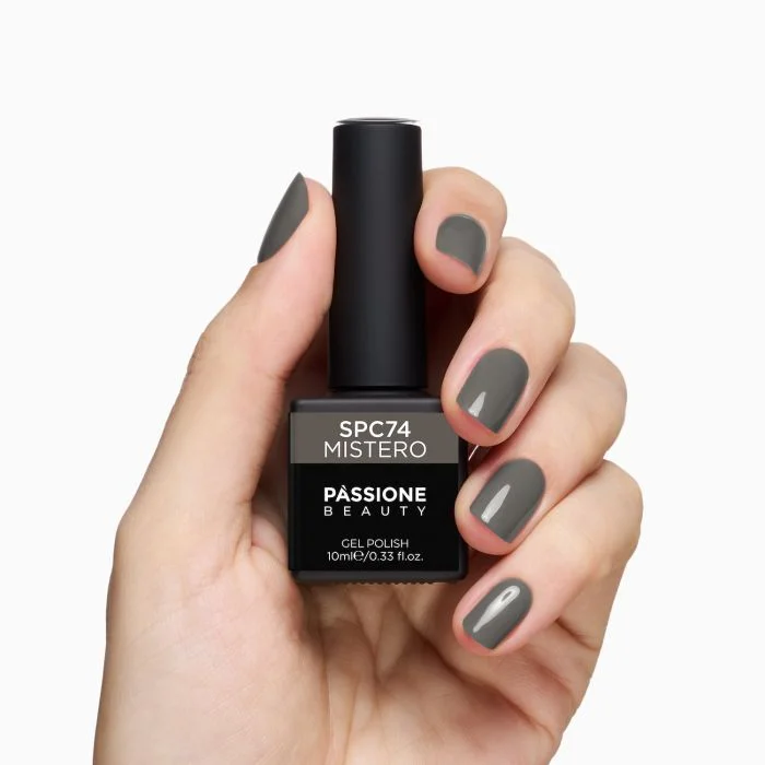 Vernis semi-permanent VSC74 Mystery - Vernis semi-permanent gris foncé - détail 2