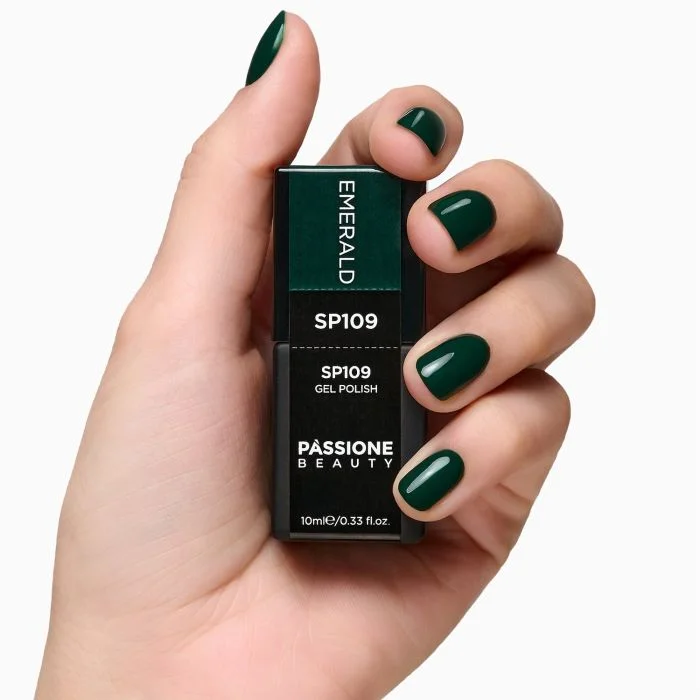 Vernis semi-permanent VS109 Emerald - Vernis semi-permanent vert emeraude foncé - détail 3