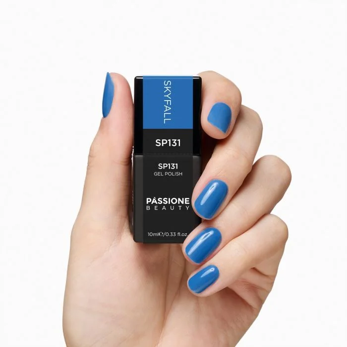UV Nagellack NL131 Skyfall - UV Nagellack in Himmelblau - Detail 3