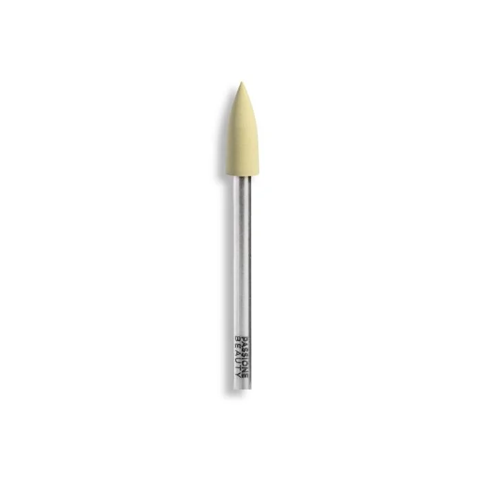 Embout en silicone medium – Faible abrasivité - Embout ponceuse en silicone pour cuticules, forme fuselée - medium