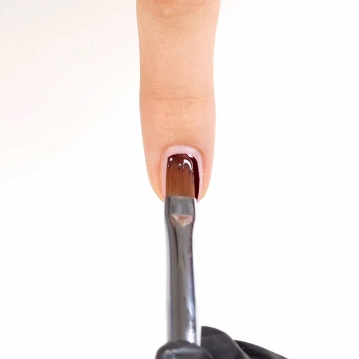 Applicazione di Gel Color C77 Brulè