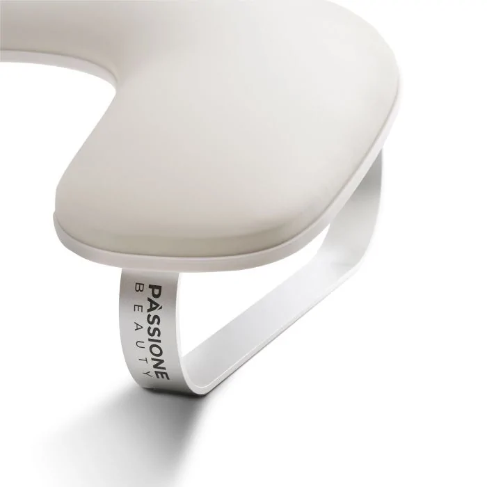 Almohada apoyabrazos para manicura en forma de media luna - Almohada para manicura - blanco - detalle 3