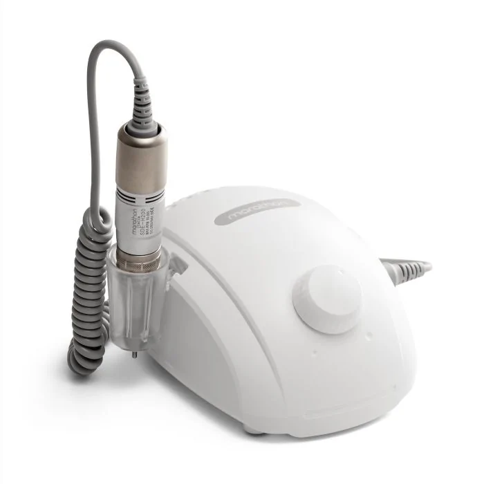 Torno Marathon Champion 3 con mango H200 - Torno profesional para uñas, para manicura y pedicura estética