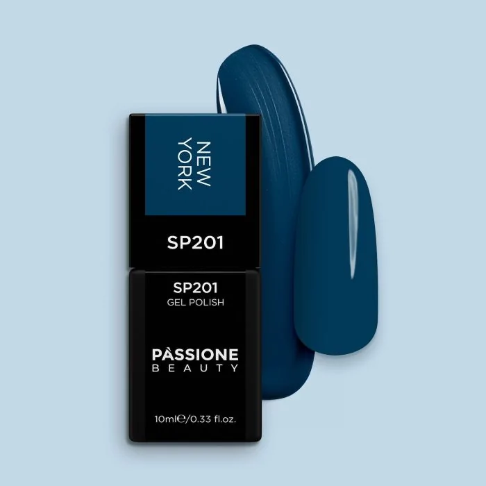 Gel Nail Polish GP201 New York  - Cerulean Blue Gel Polish