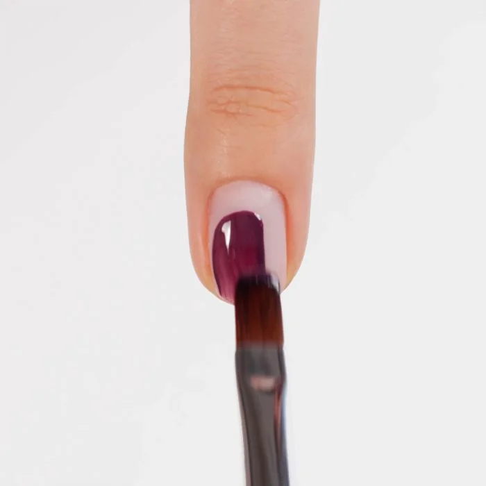 Anwendung von Farbgel C76 Amarone