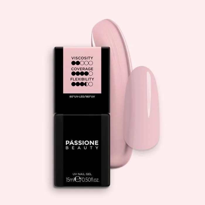 HD Base Rosy 15 ml - Base Rubber Semipermanente Rosa antiguo claro