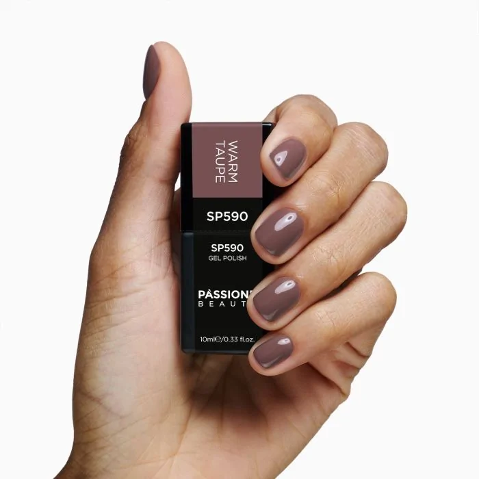 Esmalte Semipermanente SP590 Warm Taupe - Esmalte Semipermanente color marrón tórtola - detalle 3
