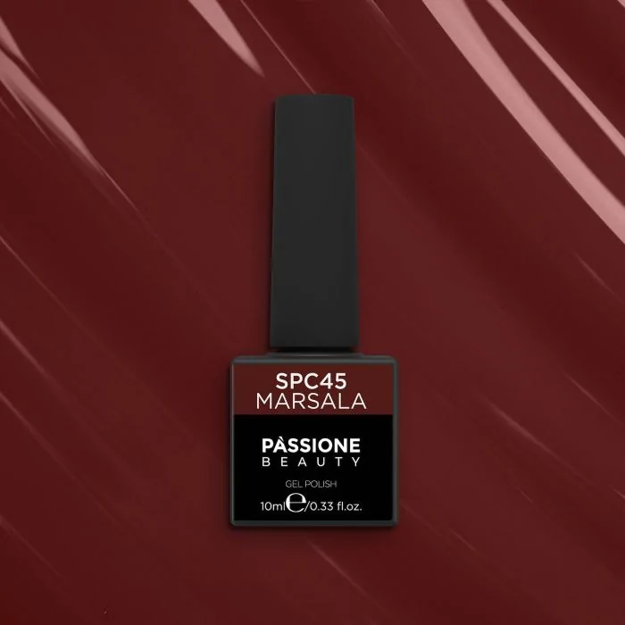Vernis semi-permanent VSC45 Marsala - Vernis semi-permanent entre le rouge et le marron - détail 2
