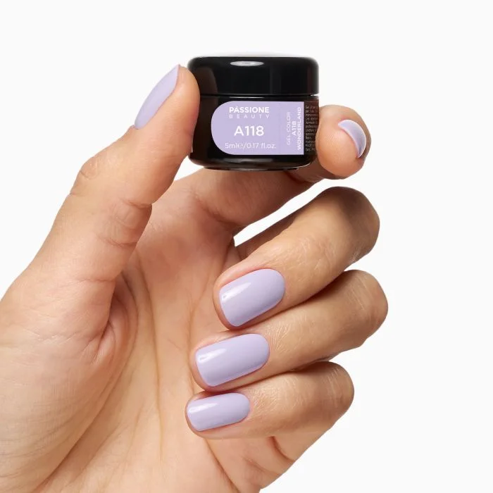 Gel couleur A118 Wonderland - Gel couleur lavande rosée - détail 3